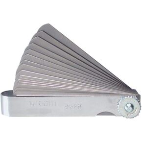 Wright Tool 9529 Feeler Gauge 25 Blade Metric
