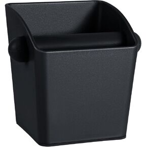 Knock Box Large Capacity Design Espresso Knock Box Shock-absorbent Knock Box Espresso with Removable Knock Bar and Non-Slip Base Espresso Accessories for Home/Office