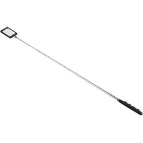TOPINCN Telescopic Magnifying Inspection Mirror, LED Lighted Flexible Extension Mirror Telescoping Inspection Mirror 360 Degree Extend Tool Rectangular Mirror