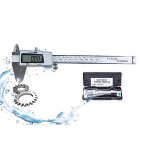 Digital Caliper, Stainless Steel Vernier Caliper Measuring Tool,0-6’’/150mm Calipers with Large LCD Screen, One-Click inch/mm Conversion.