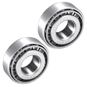 2pcs 30202 Tapered Roller Bearing - [15mm x 35mm x 12mm] Chrome Steel Bearing Cone and Cup Set for Conveyor System Use
