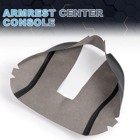 PIT66 Black Armrest Cover Center Console Lid Cover Microfiber Leather Compatible with Chevy Silverado Tahoe Suburban GMC Yukon Sierra 2007-2013 in Saudi Arabia