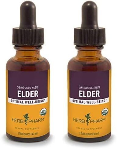 Herb Pharm Certified Organic Elder Liquid Extract - 1 Ounce in Kuwait
