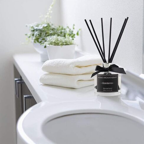 NEVAEHEART Premium Reed Diffuser Set | Citrus Scented Sticks Diffuser | Reed Diffuser for Bedroom Bathroom Living Room | Oil Diffuser & Diffuser Sticks | Beautiful Home Décor Makes a Great Gift in Saudi Arabia