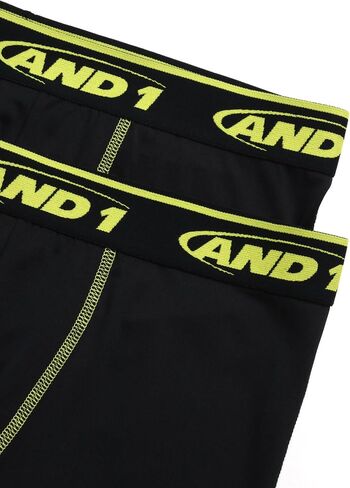 AND1 Men's Compression Leggings - 2 Pack Performance Compression Pants for Men Moisture Wicking Active Workout Tights (S-XL) in Saudi Arabia