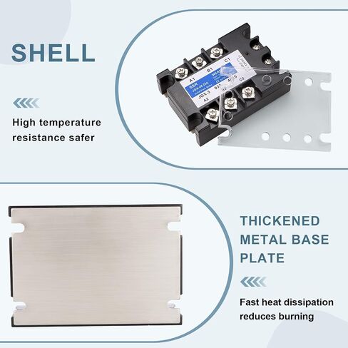 3 Phase Solid State Relay, JGX-48 25A, DC to AC, Input 4-32VDC to Output 480VAC 25A (1) in Kuwait