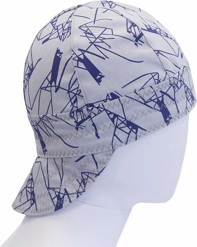 BOCOMAL Welding Cap Flame Resistant CAT2 Midweight Printed 6 Pannel Welder Caps-2 Pack in Saudi Arabia