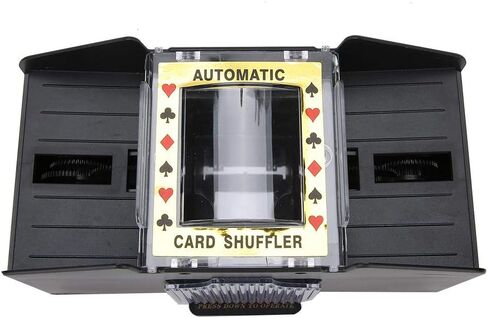 Garosa Playing Card Shuffler, Playing Card Shuffler Automatic Battery Powered Playing Card Shuffler Machine for 1 to 4 Decks Poker in Saudi Arabia