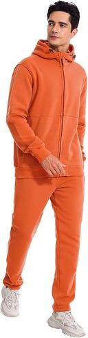 Men's 2 Pieces Tracksuits Hooded Athletic Jogging suits Sets Casual Outfits Fleece Sweatsuit in Saudi Arabia