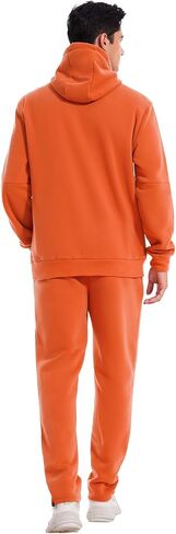 Men's 2 Pieces Tracksuits Hooded Athletic Jogging suits Sets Casual Outfits Fleece Sweatsuit in Saudi Arabia