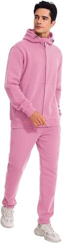 Men's 2 Pieces Tracksuits Hooded Athletic Jogging suits Sets Casual Outfits Fleece Sweatsuit in Saudi Arabia