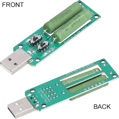 3 pcs USB Load Tester Resistance Module 5V1A/2A/3A Power Bank Discharge Resistor Switchable Load Resistance Discharging Ageing Resistance Electronic Load Detector in Saudi Arabia