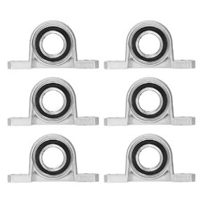 uxcell 1 Pcs KP002 Pillow Block Bearing 15mm Bore Zinc Alloy Inner Ball Mounted Bearing Block Insert Bearing Self-Alignment