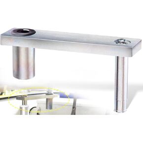 7062-3 Zinc-Plated Steel 6-Inch Swivel Offset Marine Boat Seat Mount, Offset Boat Seat Pedestal