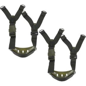 LEUNG 2Pcs Helmet Chin Strap Universal Hard Hat Chin Cup Strap Replacement with Elastic Band for Batting Helmet