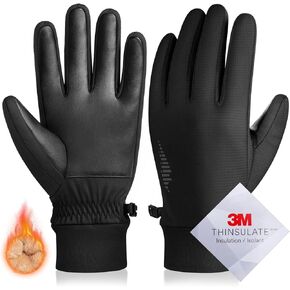 SIMARI Winter Gloves Men Women Touch Screen Warm Waterproof Windproof Thermal for Cold Weather, Running, Cycling, Ski, Sports