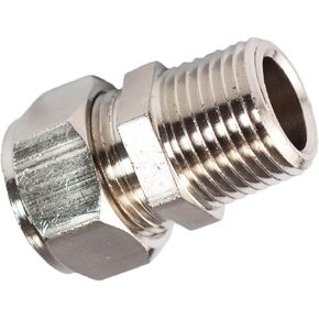 Piping accessories Maxline M8001 Straight Fitting for 1/2-Inch Tubing with 3/8-Inch Male NPT Thread