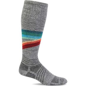 Sockwell Men's Rainbow Racer Ski Moderate Graduated Compression Sock