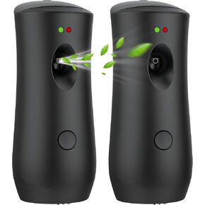 Automatic Air Freshener Spray Dispenser Free Standing or Wall Mounted Adjustable Aromatherapy Machines for Home, Bedrooms, Bathrooms, Offices, Hotels, Airports and Commercial Places (6-pack)