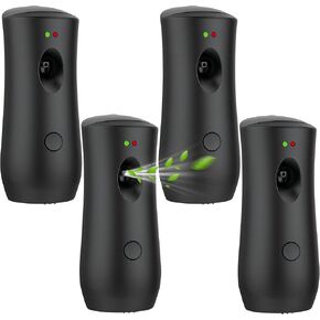 Automatic Air Freshener Spray Dispenser Free Standing or Wall Mounted Adjustable Aromatherapy Machines for Home, Bedrooms, Bathrooms, Offices, Hotels, Airports and Commercial Places (6-pack)