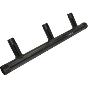Midline Valve TI5-1510-6 Steel Manifold for Boiler Room Heating System; 1-1/2’’ Main Pipe with 5 Branches of 1''