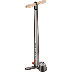 Lezyne 1-fp-sfldr-v606 Unisex Adult Bicycle Floor Pump, Silver Metallic
