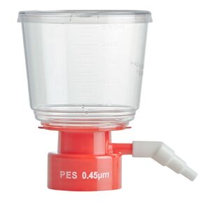 Diamond PureFlow Bottle Top Filter, 250mL, PES Membrane, 0.45μm Porosity, STERILE, Individually Wrapped, 24/Case