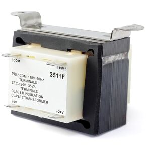 TRR01729 Furnace Transformer Compatible with Trane Furnace, 115V-PRI 24V-SEC 35VA Replacement HVAC Equipment Transformer Replaces C340041P05 TRR1729 with Foot Mount, Sound/Vibration Isolating Gasket