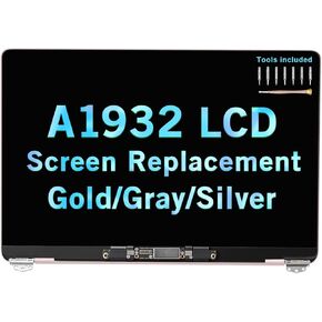 Daplinno 13" Screen Replacement for MacBook Air M1 2020 A2337 EMC 3598 MGN93 MGND3 MGN73 MGNA3 MGNE3 Display Full LCD Screen Complete Full Top Assembly Kit (Space Gray)
