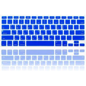 غطاء حماية للوحة المفاتيح من السيليكون Final Cut Pro لجهاز MacBook Pro 13 بوصة 15 بوصة 17 بوصة (2015 أو إصدار أقدم)، لجهاز MacBook Air 13 بوصة A1369/A1466 غطاء حماية للوحة المفاتيح الأمريكية/الكورية
