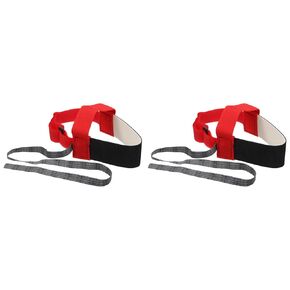MECCANIXITY 20pcs ESD Anti Static Foot Heel Straps Anti Static Wrist Strap Band Adjustable for Grounding Removing Static Red