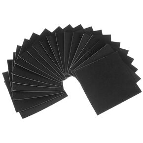 uxcell 20pcs Adhesive Foam Padding Sheets 1/16 Inch Thick x 4 Inch Long Square EVA Foam Sheet Self Stick Non-Slip Anti Vibration Pads, Anti-Skid Noise
