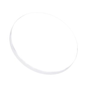 Watch Glass Crystal Lens, 20.5mm Diameter 0.8mm Thick, Round Flat Mineral Ultra-Clear Watch Glass Replacements - (Applications: for Watchmaker DIY Repairs)