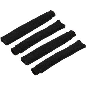 4 Pack Badminton Towel Overgrip - Nylon Anti-Skid Sweatband Tennis Racquet Grip, Apply to Badminton/Tennis/Golf Handle (Blue)