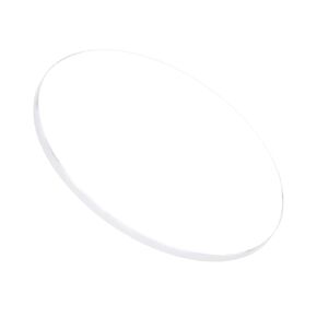 Watch Glass Crystal Lens, 25mm Diameter 0.8mm Thick, Round Flat Mineral Ultra-Clear Watch Glass Replacements - (Applications: for Watchmaker DIY Repairs)