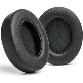 Replacement Earpads for Beats Studio 3 &Beats Studio 2 (B0500/ B0501) Headphones, The Headphone Ear Covers with Soft Leather, Density Sound Insulation Foam, Increased Thickness (Black)