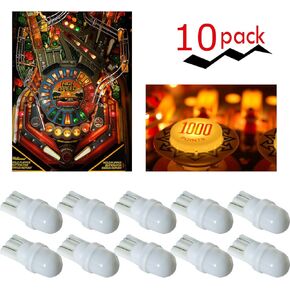 PA LED 10PCS #44#47#1893#756#1847 T11 ba9s 2 SMD 2835 LED 6.3V DC Bayonet Pinball Machine Light Bulb Cyan