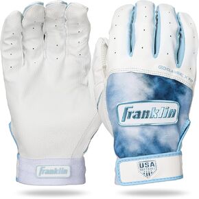 قفازات الضرب اللينة للسيدات من Franklin Sports USA Softball - قفازات الضرب الكلاسيكية X Fastpitch + قفازات الضرب الناعمة للفتيات - زوج قفازات الضرب للفتيات الصغيرات