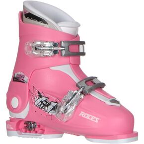 Roces Idea Up G Girls Ski Boots - 19-22/Deep Pink (2 Buckle)