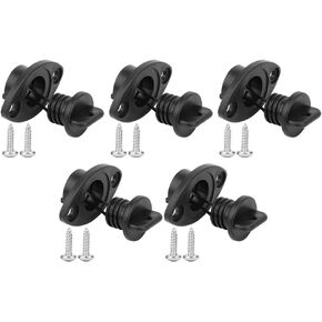 5pcs Universal Boat Drain Plug Replacement Kit Easy Install Kayak Stop Water Bung Canoes Accessories All Kayak Canoe Fishing Place
