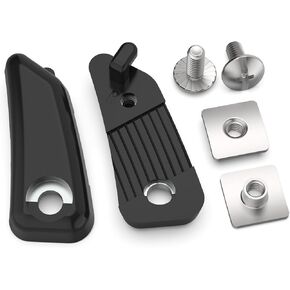Football Helmet Chinstrap Kit | Strap-Loc Fastener Compatible with Riddell SpeedFlex Chinstrap, for Riddell Speedflex Helmet Accessories, Youth Football Chin Strap Fastener - Black Helmet Chinstrap