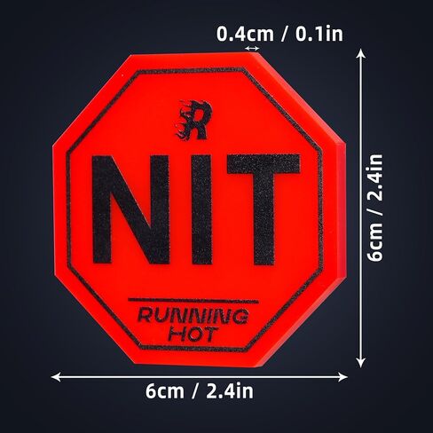 RUNNING HOT Nit Button Set for Texas Hold'em & Omaha Poker (Pack of 10) - Professional Chips for The Stand-Up Game - Enhance Your Play in Saudi Arabia