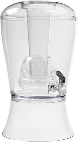 CreativeWare Sculptured Beverage Dispenser, 3 Gallon, Clear in Saudi Arabia