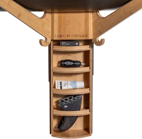 Sun Rack, 3 & 4-Boards Surfboard Wall Mount Display, Surf Rack for Surfboards, Longboards, Snowboards, Skis, Kiteboards, Skimboards, Wakeboards, Glide-down Drawer in Saudi Arabia