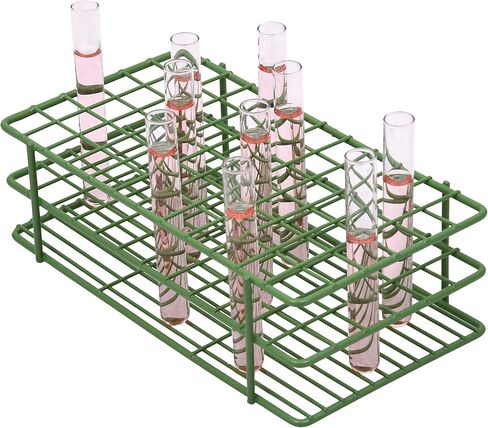SP Bel-Art Poxygrid Test Tube Rack; For 10-13mm Tubes, 108 Places, Blue (F18753-0001) in Saudi Arabia