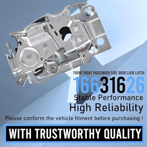 Door Lock Latch Assembly Front Left LH Diver Side Fit for Chevy Astro Blazer Kodiak LLV Medium Duty Truck Tahoe GMC C1500 C2500 C3500 K1500 K2500 K3500 Replacement OE# 16631627 16602475 940102 in Kuwait
