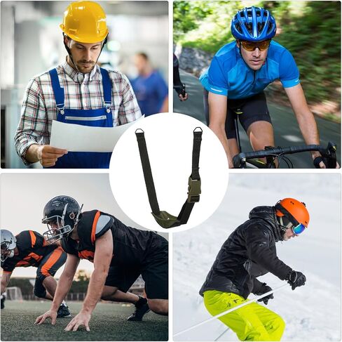 LEUNG 2Pcs Helmet Chin Strap Universal Hard Hat Chin Cup Strap Replacement with Elastic Band for Batting Helmet in Saudi Arabia