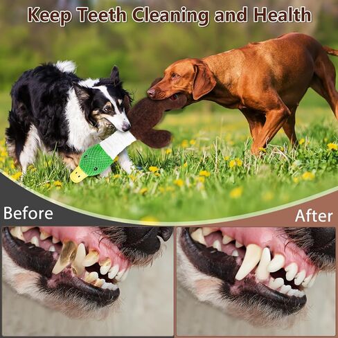 Rope-Infused Squeaky Dog Toys for Large Dogs, Interactive Tug of War Puppy Toy, Cute Pet Toys Large Plush Dog Chew Toys for Small, Medium and Big Dogs in Kuwait