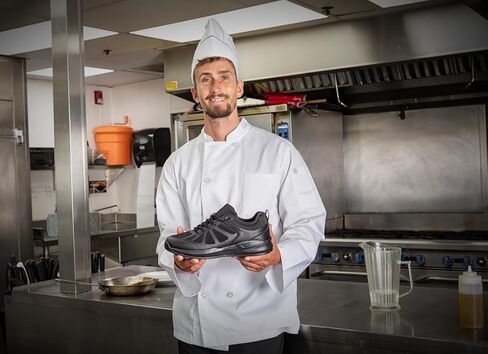 GEERX Alan Food Service Shoes Slip Resistant Shoes Men Nursing Kitchen Chef Shoes Non-Slip Work Safety Sneakers Zapatilla Trabajo Antideslizante in Saudi Arabia