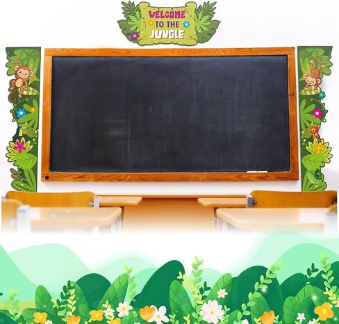 مجموعة ديكورات حدود باب Humyun Under The Sea لباب الفصل الدراسي، حواف لوحة الإعلانات، حدود ملونة بموضوع المحيط، ديكور الفصل الدراسي، لوحة إعلانات تعليمية للمحيط لديكور باب المنزل والمدرسة in Kuwait